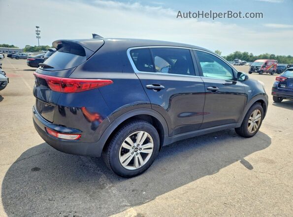 KNDPMCAC9H7219751 2017 KIA SPORTAGE Black Tył prawy