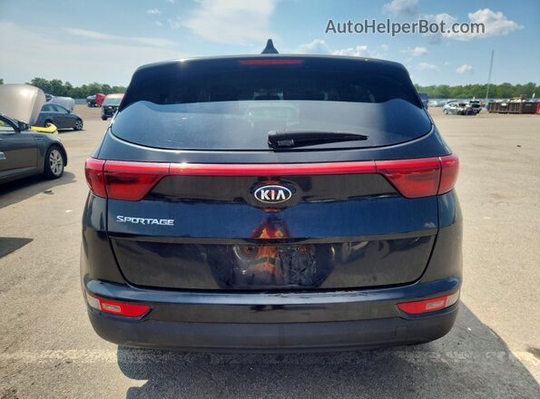 KNDPMCAC9H7219751 2017 KIA SPORTAGE Black Widok z tyłu