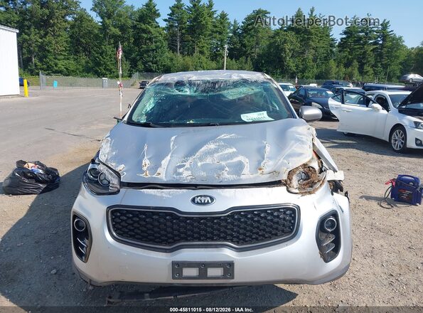 KNDPMCAC9H7220379 2017 KIA SPORTAGE Silver Դիմացի տեսք