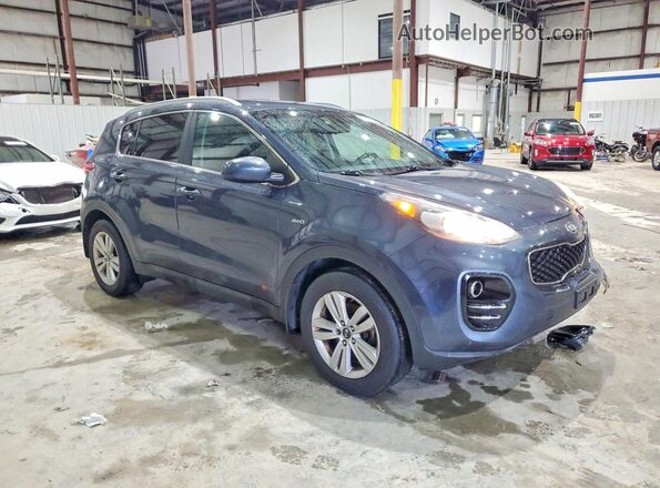 KNDPMCAC9H7271266 2017 KIA SPORTAGE Blue Delantero derecho