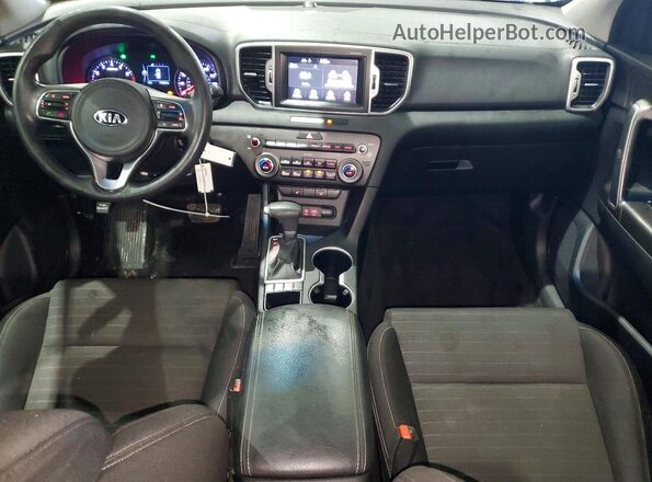 KNDPMCAC9H7271266 2017 KIA SPORTAGE Blue Vista del salpicadero