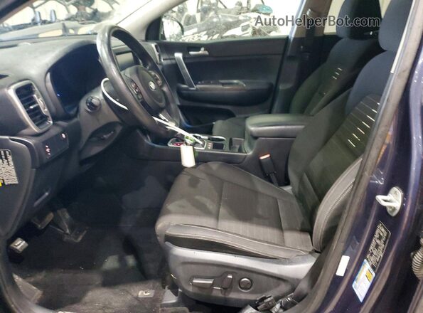 KNDPMCAC9H7271266 2017 KIA SPORTAGE Blue Vista interior delantera