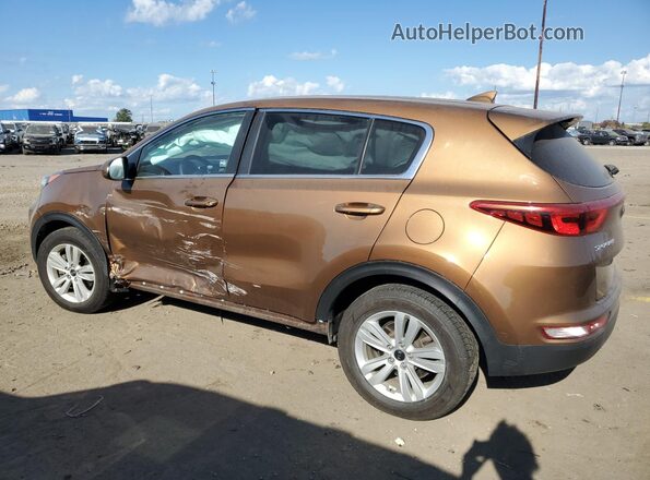 KNDPMCAC9J7439865 2018 KIA SPORTAGE Tan Հետևի ձախ