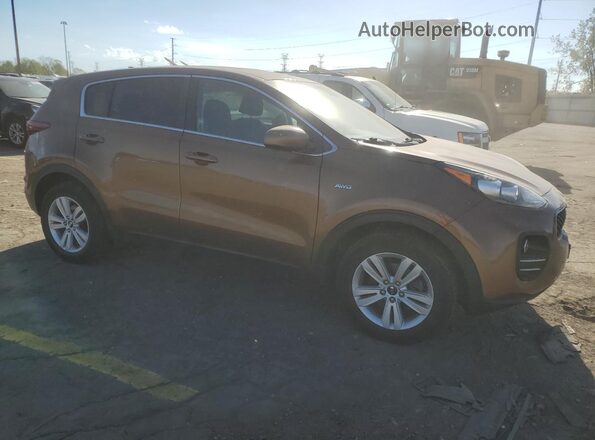 KNDPMCAC9J7439865 2018 KIA SPORTAGE Tan Առջևի աջ