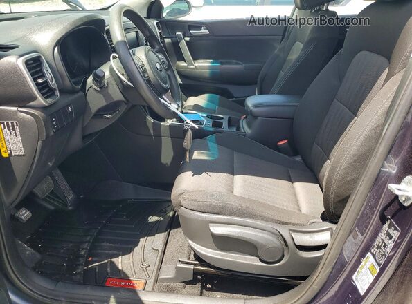 KNDPMCAC9K7564558 2019 KIA SPORTAGE Blue წინა სალონის ხედი