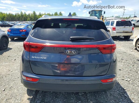 KNDPMCAC9K7564558 2019 KIA SPORTAGE Blue უკანა ხედი