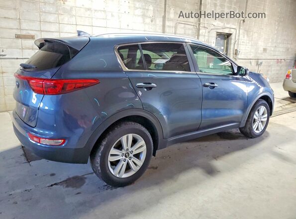 KNDPMCAC9K7603147 2019 KIA SPORTAGE Синий Задняя правая четверть