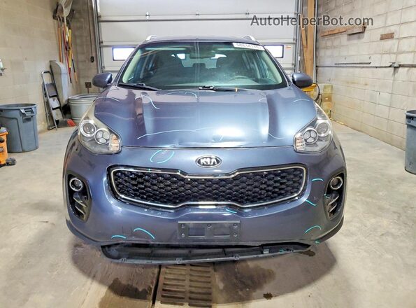 KNDPMCAC9K7603147 2019 KIA SPORTAGE Синий Вид спереди