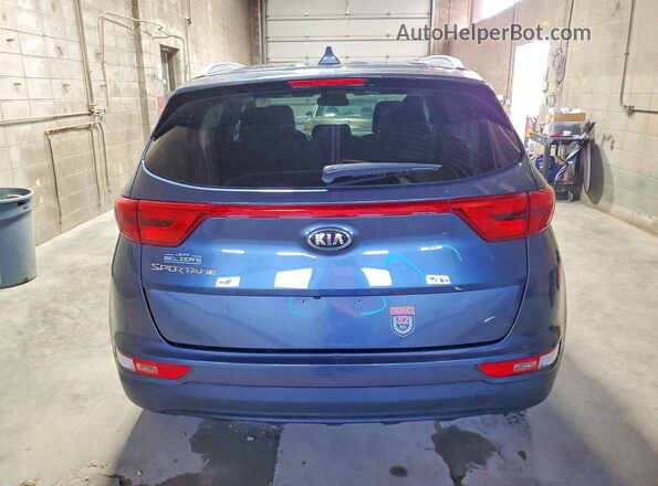 KNDPMCAC9K7603147 2019 KIA SPORTAGE Синий Вид сзади