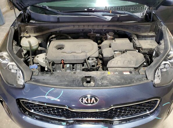 KNDPMCAC9K7603147 2019 KIA SPORTAGE Синий Вид подкапотного пространства