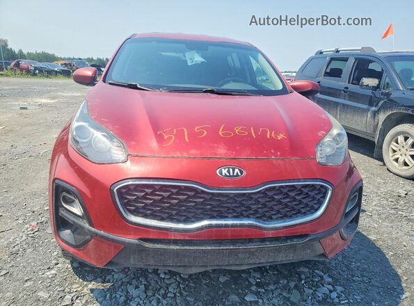 KNDPMCAC9L7766799 2020 KIA SPORTAGE Burgundy Widok z przodu