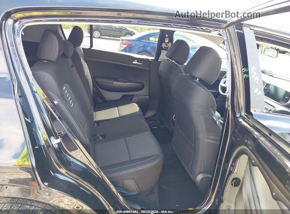 KNDPMCAC9M7936287 2021 KIA SPORTAGE Black VIN კოდის სტიკერის ხედი