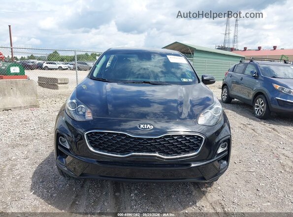 KNDPMCAC9M7936287 2021 KIA SPORTAGE Black უკანა სალონის ხედი