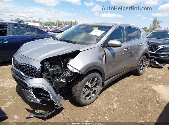 KNDPMCAC9M7938945 2021 KIA SPORTAGE Серый Передняя левая четверть