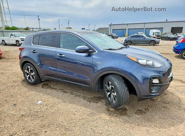 KNDPMCAC9N7996166 2022 KIA SPORTAGE Blue Передня права чверть