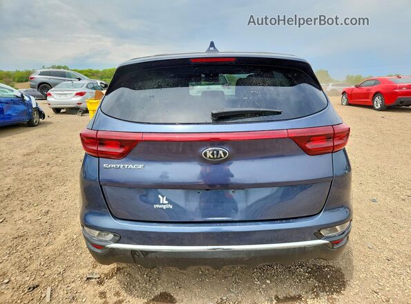 KNDPMCAC9N7996166 2022 KIA SPORTAGE Blue Вид ззаду