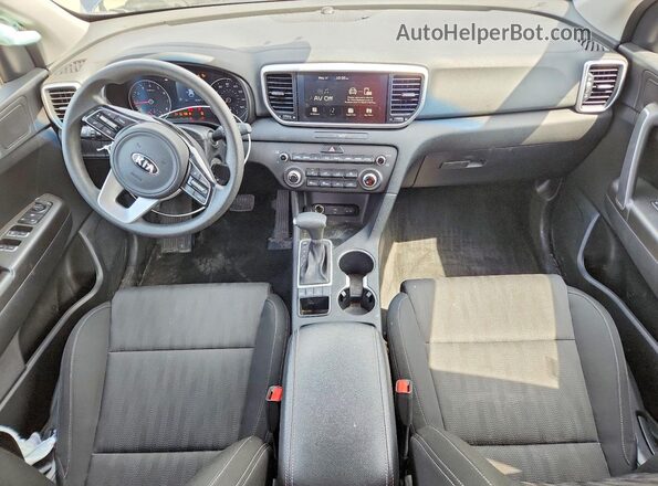 KNDPMCAC9N7996166 2022 KIA SPORTAGE Blue Вид панелі приладів