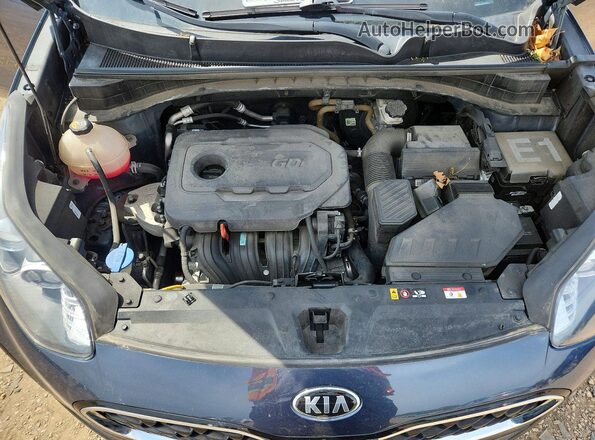 KNDPMCAC9N7996166 2022 KIA SPORTAGE Blue Вид підкапотного простору