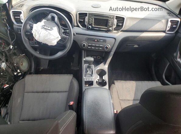 KNDPMCACXH7065065 2017 KIA SPORTAGE Black Widok deski rozdzielczej