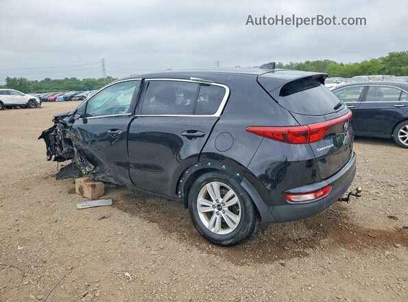 KNDPMCACXH7065065 2017 KIA SPORTAGE Black Tył lewy