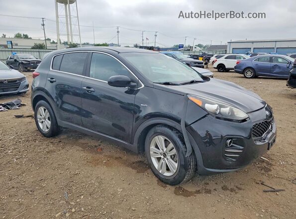 KNDPMCACXH7065065 2017 KIA SPORTAGE Black Przód prawy