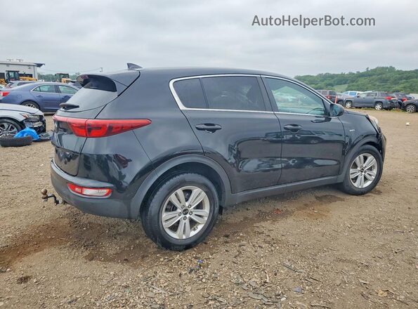 KNDPMCACXH7065065 2017 KIA SPORTAGE Black Tył prawy