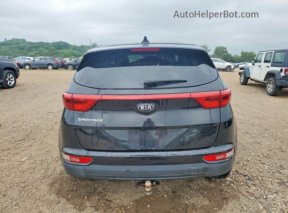 KNDPMCACXH7065065 2017 KIA SPORTAGE Black Widok z tyłu