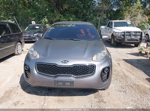 KNDPMCACXH7103734 2017 KIA SPORTAGE Gray Սարքավորումների վահանակի տեսք