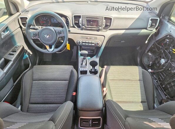 KNDPMCACXH7110084 2017 KIA SPORTAGE Silver წინა პანელის ხედი