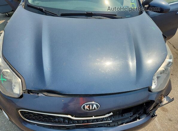 KNDPMCACXH7184489 2017 KIA SPORTAGE Blue Engine compartment view