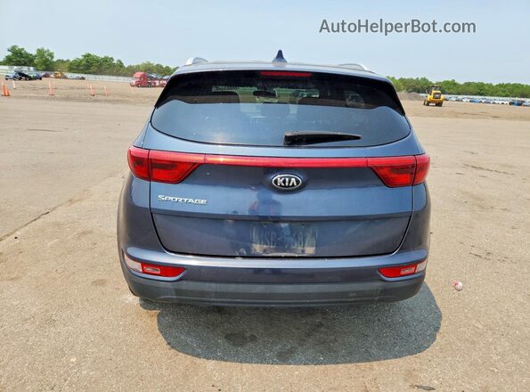 KNDPMCACXH7184489 2017 KIA SPORTAGE Blue Rear view