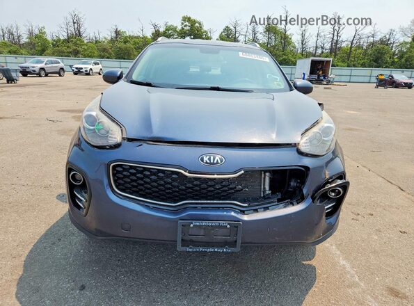 KNDPMCACXH7184489 2017 KIA SPORTAGE Blue Front view