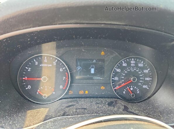 KNDPMCACXH7184489 2017 KIA SPORTAGE Blue Instrument cluster view