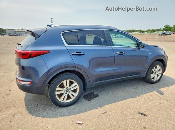 KNDPMCACXH7184489 2017 KIA SPORTAGE Blue Rear right