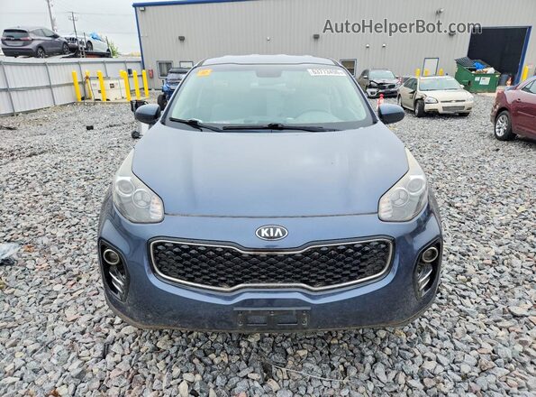 KNDPMCACXH7247400 2017 KIA SPORTAGE Blue Front view