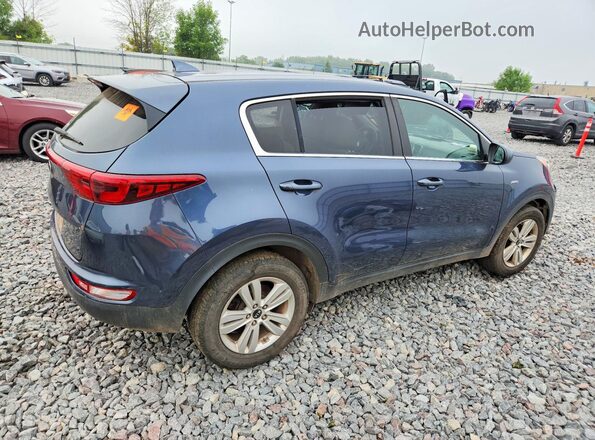 KNDPMCACXH7247400 2017 KIA SPORTAGE Blue Rear right