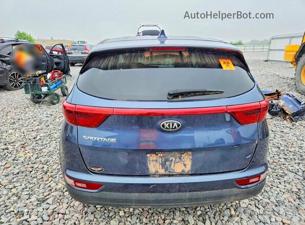 KNDPMCACXH7247400 2017 KIA SPORTAGE Blue Rear view