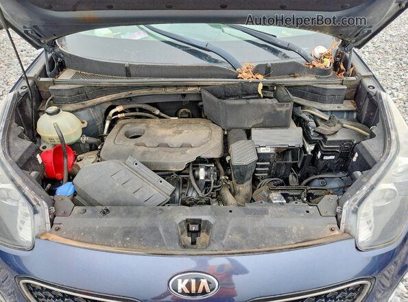 KNDPMCACXH7247400 2017 KIA SPORTAGE Blue Rear interior view