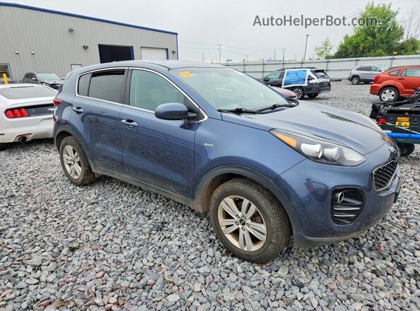 KNDPMCACXH7247400 2017 KIA SPORTAGE Blue Front right