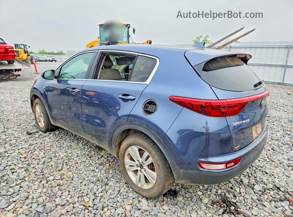 KNDPMCACXH7247400 2017 KIA SPORTAGE Blue Rear left