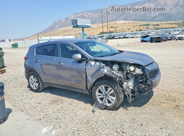 KNDPMCACXH7258347 2017 KIA SPORTAGE Серый Передняя правая четверть