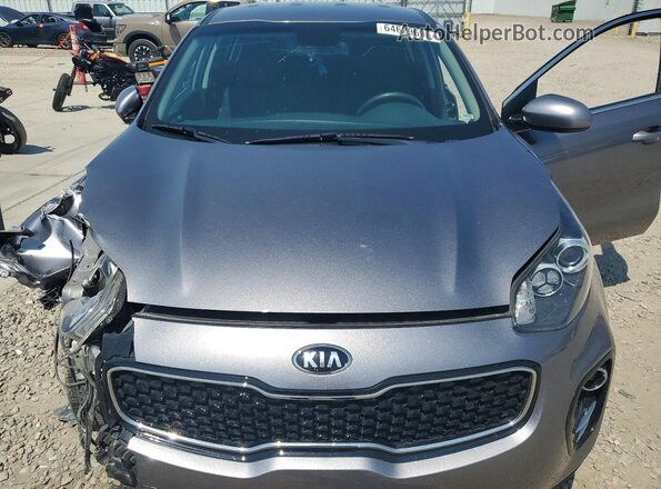 KNDPMCACXH7258347 2017 KIA SPORTAGE Серый Вид задней части салона