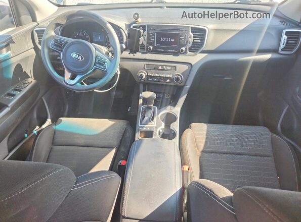 KNDPMCACXJ7329844 2018 KIA SPORTAGE Gray Вид панелі приладів