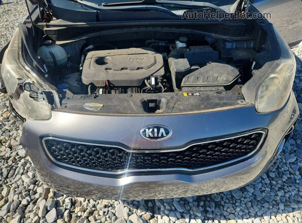 KNDPMCACXJ7329844 2018 KIA SPORTAGE Gray Вид підкапотного простору