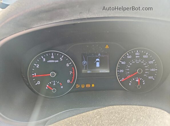 KNDPMCACXJ7329844 2018 KIA SPORTAGE Gray Вид щитка приладів