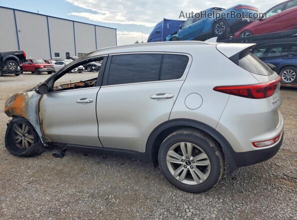 KNDPMCACXJ7418930 2018 KIA SPORTAGE Silver Задня ліва чверть