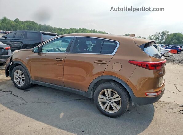 KNDPMCACXJ7429619 2018 KIA SPORTAGE Brown Rear left