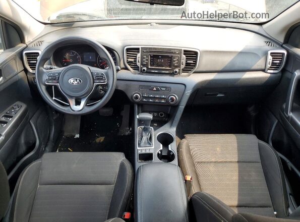 KNDPMCACXJ7429619 2018 KIA SPORTAGE Brown Dashboard view