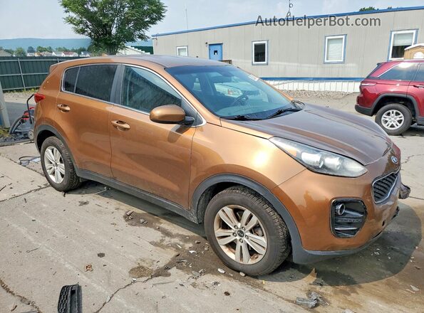 KNDPMCACXJ7429619 2018 KIA SPORTAGE Brown Front right