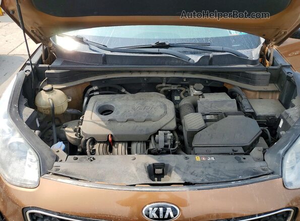 KNDPMCACXJ7429619 2018 KIA SPORTAGE Brown Engine compartment view